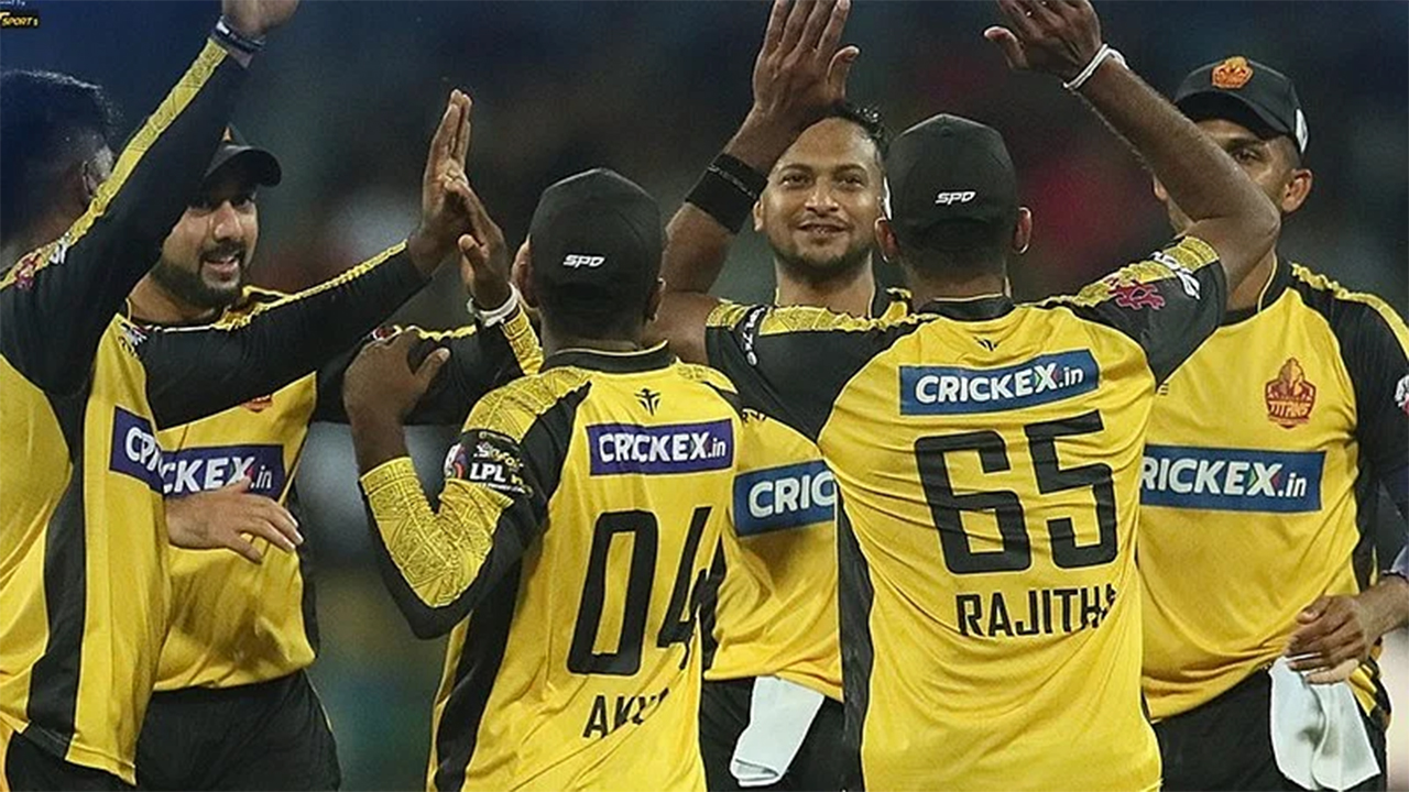 গল টাইটান্সের উল্লাস । ছবি : সংগৃহীত
