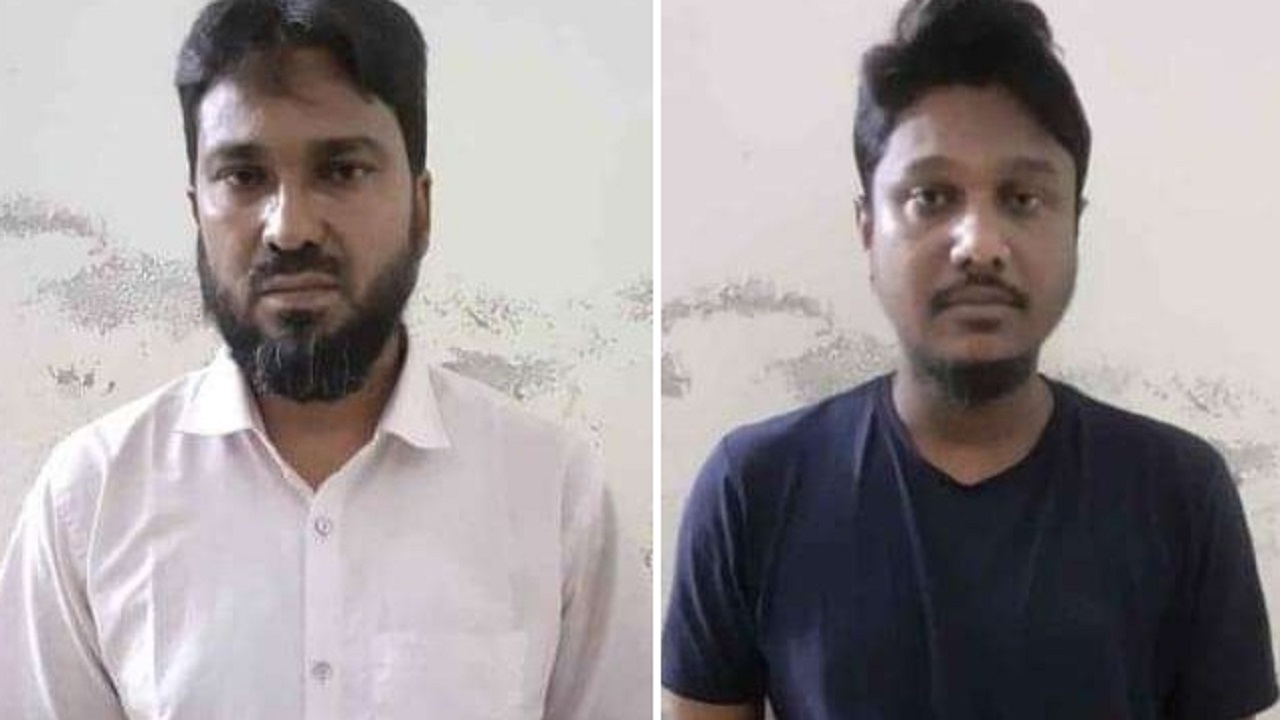 মোহাম্মদ মাইনুল ইসলাম মিনু ও মোহাম্মদ নাসিমুজ্জামান। ছবি : সংগৃহীত