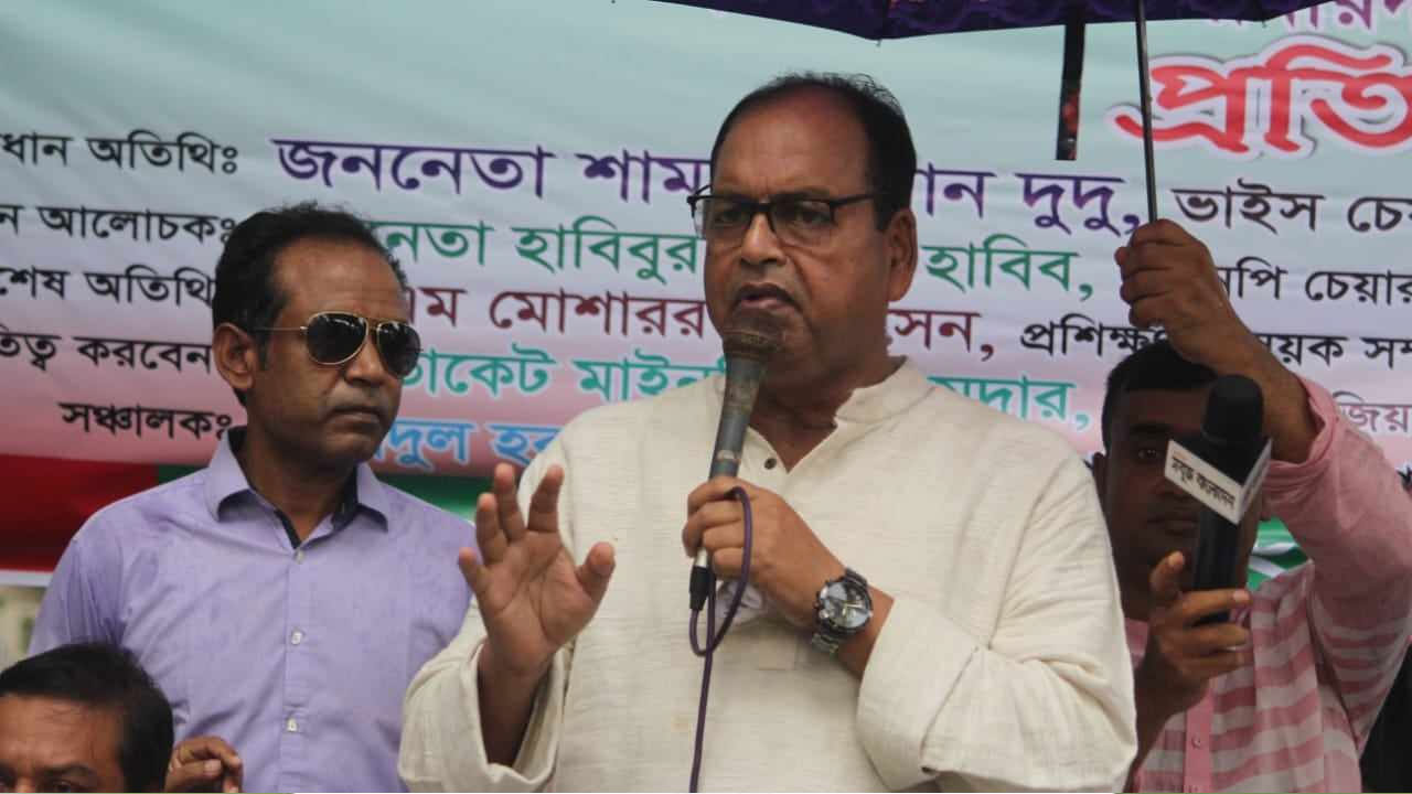 বিএনপির ভাইস চেয়ারম্যান শামসুজ্জামান দুদু। ছবি : কালবেলা