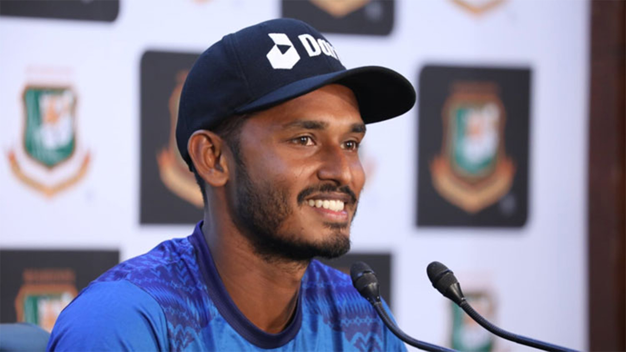 জাতীয় দলের হয়ে প্রথমবার সংবাদ সম্মেলনে ওপেনার তানজিদ হাসান তামিম। ছবি : সংগৃহীত