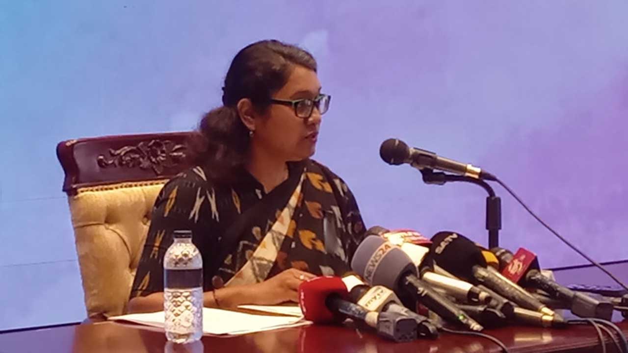 পররাষ্ট্র মন্ত্রণালয়ের মুখপাত্র সেহেলী সাবরীন। ছবি : সংগৃহীত