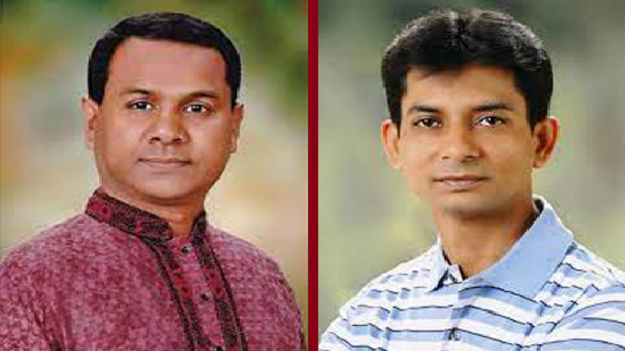 আব্দুল কাদের ভুইয়া জুয়েল ও হাবিবুর রশীদ হাবিব। ছবি : সংগৃহীত