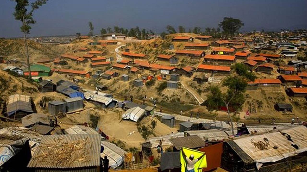 রোহিঙ্গা ক্যাম্প।