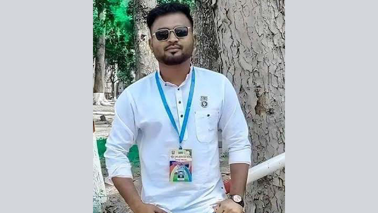 ছাত্রলীগ নেতা রাকিবুল ইসলাম। ছবি : কালবেলা
