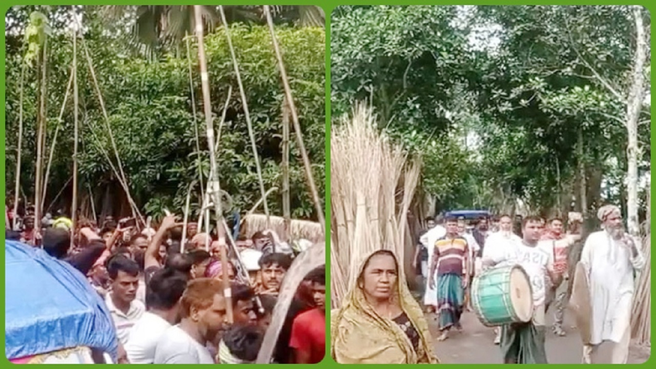 আধিপত্য বিস্তারকে কেন্দ্র করে ভাঙ্গায় দুই গ্রামবাসীর সংঘর্ষ। ছবি : সংগৃহীত