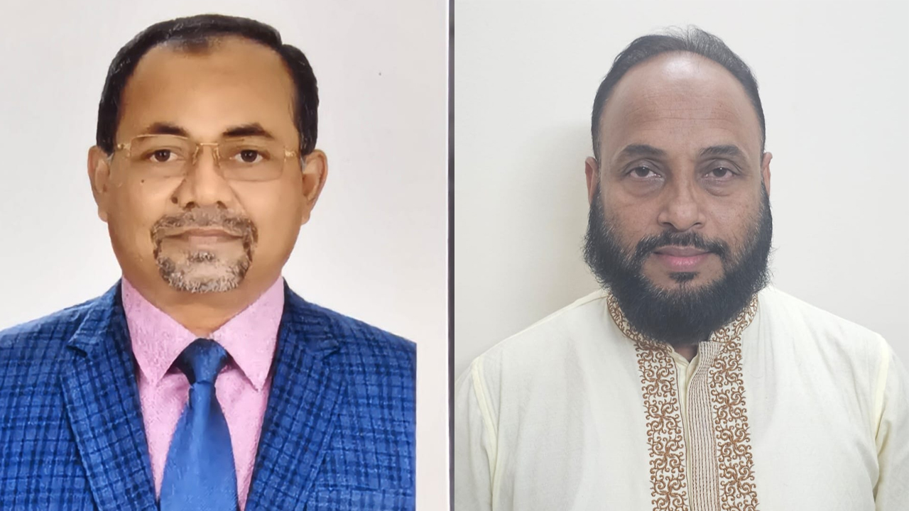 বাম থেকে মো. ফারুক রহমান ও আমিনুল ইসলাম। ছবি: কালবেলা