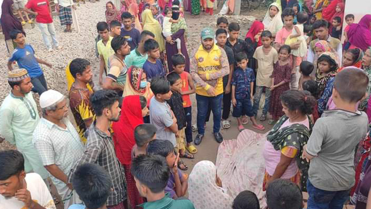 কুৃমিল্লায় ছোট ভাইয়ের আঘাতে বড় ভাই খুন । ছবি : কালবেলা