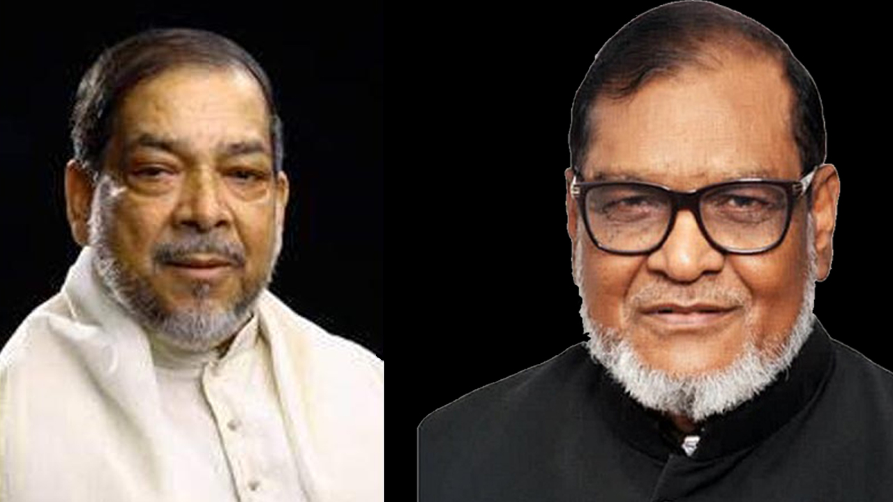 কাজী শাহেদ আহমদ ও  মুক্তিযুদ্ধ বিষয়ক মন্ত্রী আ ক ম মোজাম্মেল হক। ছবি : সংগৃহীত