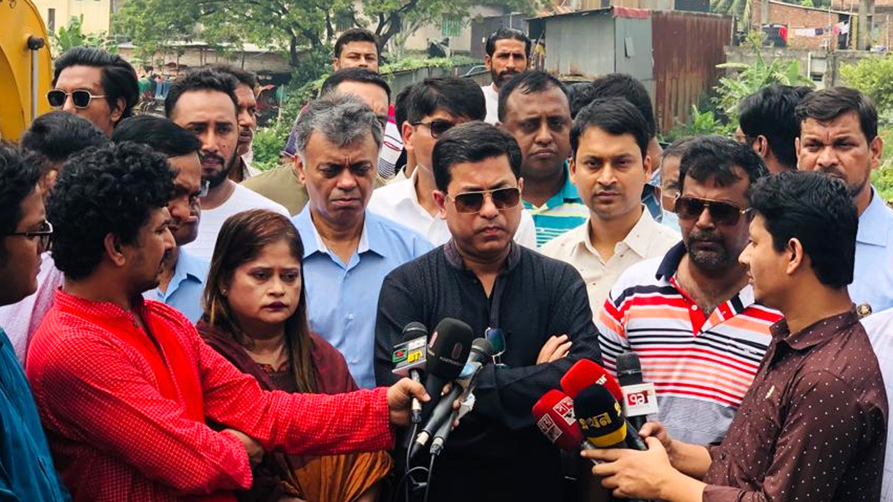ঢাকা দক্ষিণ সিটি করপোরেশনের মেয়র শেখ ফজলে নূর তাপস। ছবি : কালবেলা