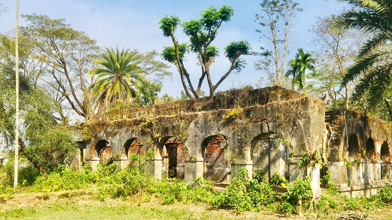 ইংরেজ জমিদার এডওয়ার্ড প্যারি ক্যাসপার নির্মিত কুঠিবাড়ি। ছবি : কালবেলা