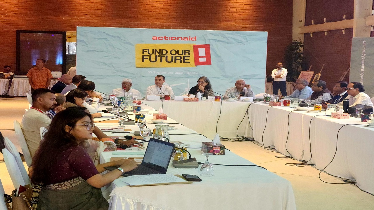 একশনএইড বাংলাদেশ আয়োজিত 'ফান্ড আওয়ার ফিউচার' ক্যাম্পেইন। ছবি : সংগৃহীত