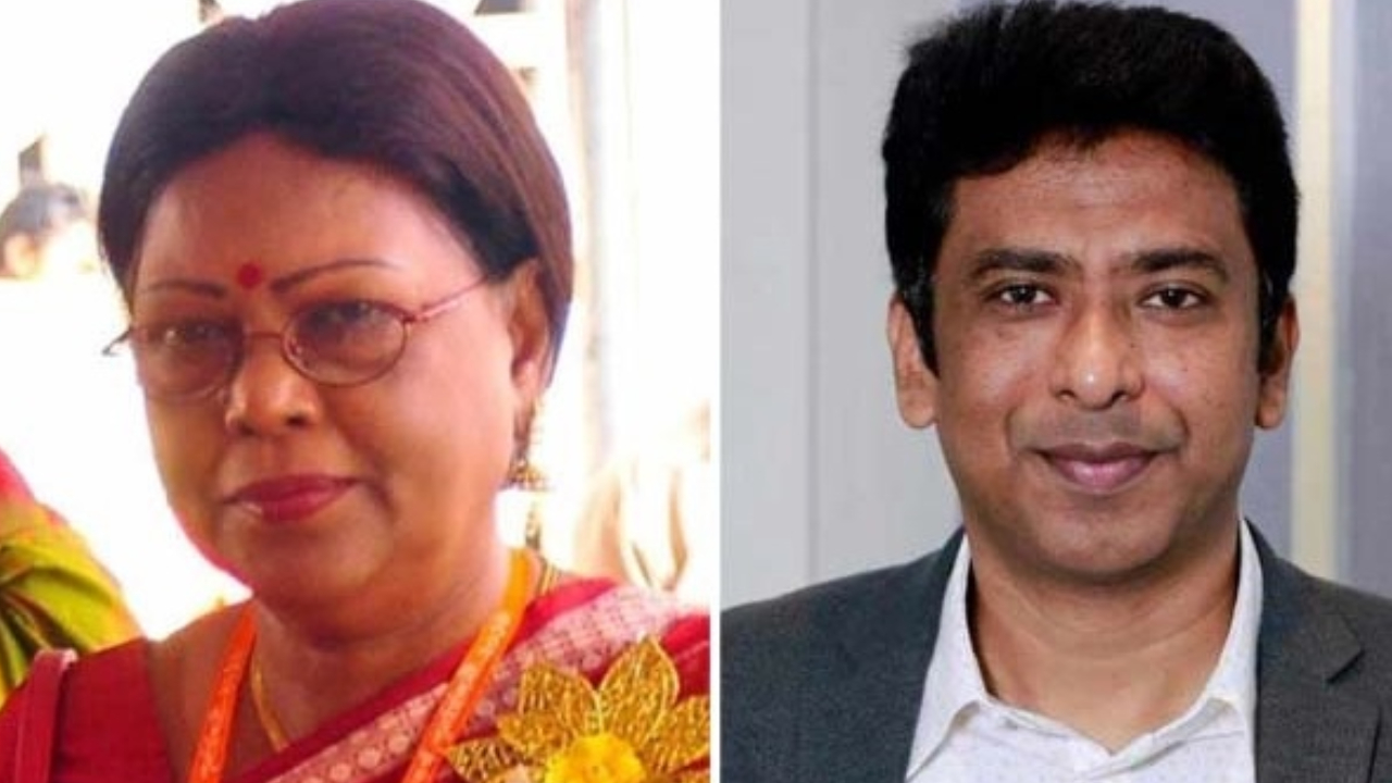 নার্গিস বেগম মিনি ও আহমেদ পিপুল। ছবি : সংগৃহীত