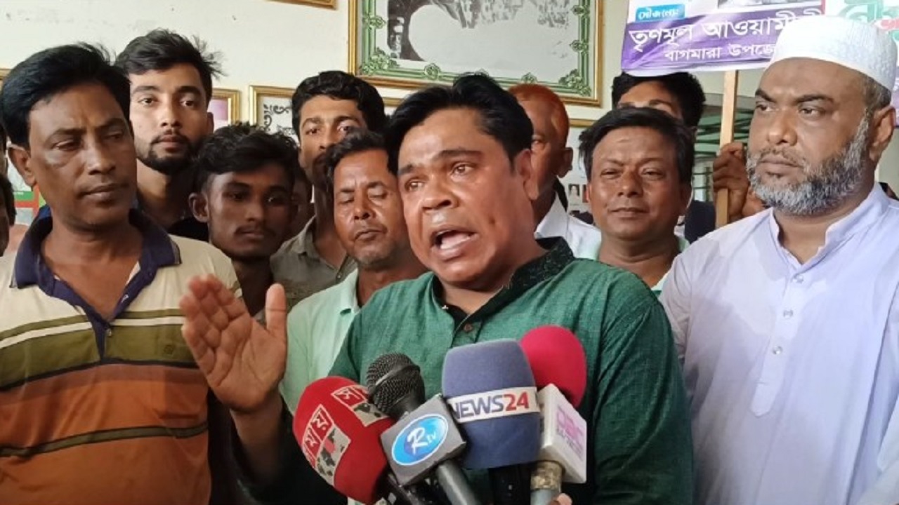 পৌর আওয়ামী লীগের সাধারণ সম্পাদক অধ্যক্ষ মো. আবুল কালাম আজাদ। ছবি : কালবেলা