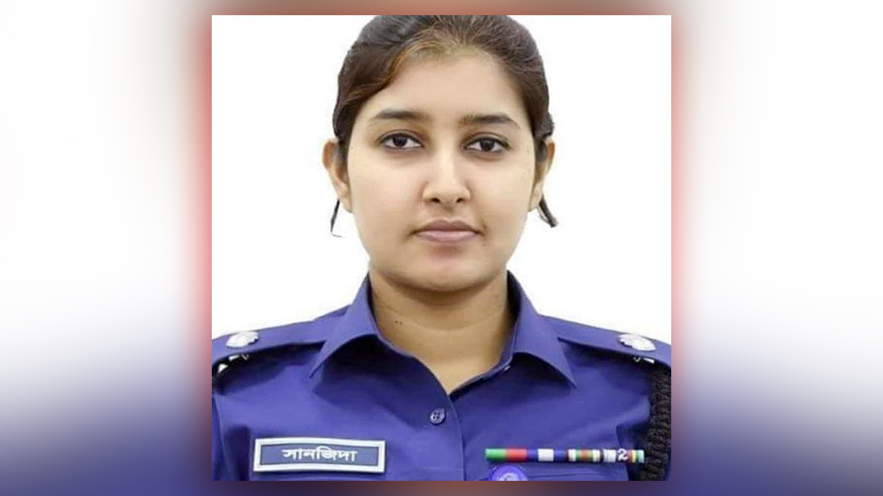 পুলিশের অতিরিক্ত উপকমিশনার সানজিদা আফরিন নিপা। ছবি : সংগৃহীত