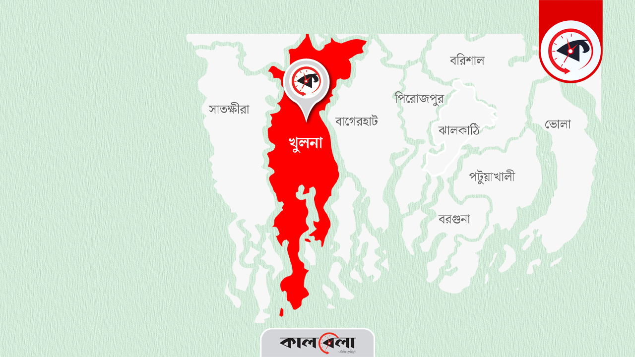 খুলনার মানচিত্র। গ্রাফিক্স : কালবেলা