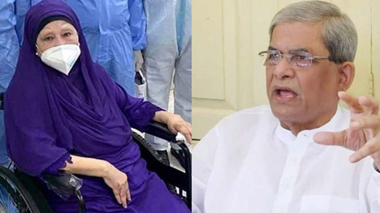 খালেদা জিয়াকে দেখতে হাসপাতালে মির্জা ফখরুল । ফাইল ছবি