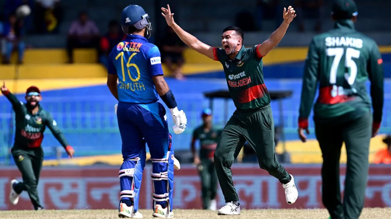 শ্রীলঙ্কার ভরাডুবিতে লজ্জার রেকর্ড থেকে মুক্তি পেল বাংলাদেশ