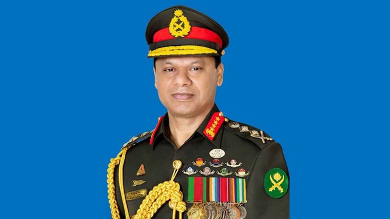 সেনাবাহিনী প্রধান জেনারেল এস এম শফিউদ্দিন আহমেদ। ছবি : সংগৃহীত