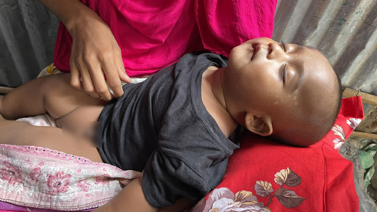শিশু হোসাইন। ছবি: কালবেলা