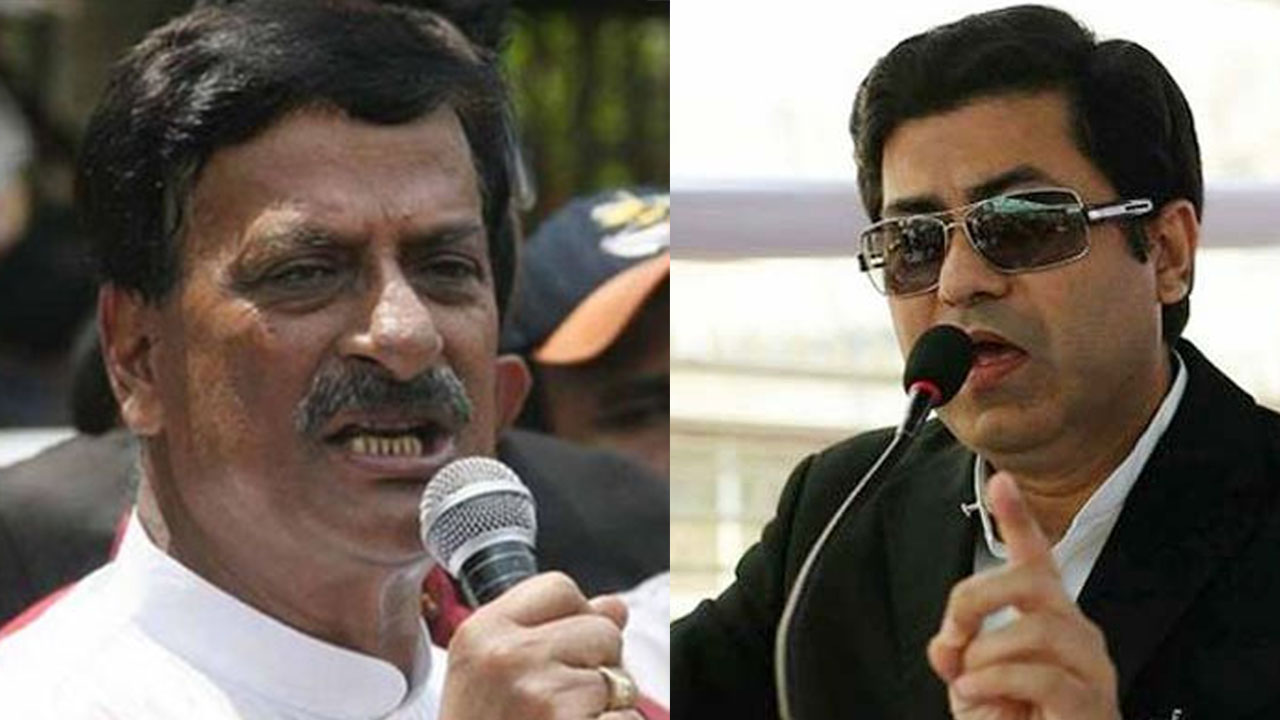 বিএনপি চেয়ারপারসনের উপদেষ্টা জয়নুল আবদিন ফারুক ও ডিএসসিসি মেয়র শেখ ফজলে নূর তাপস। পুরোনো ছবি
