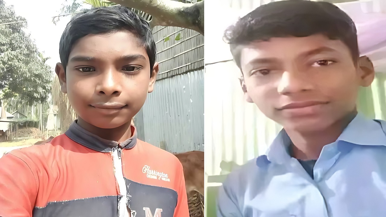 নিখোঁজ স্কুলছাত্র আইয়ুব আলী ও নিরব। ছবি : সংগৃহীত