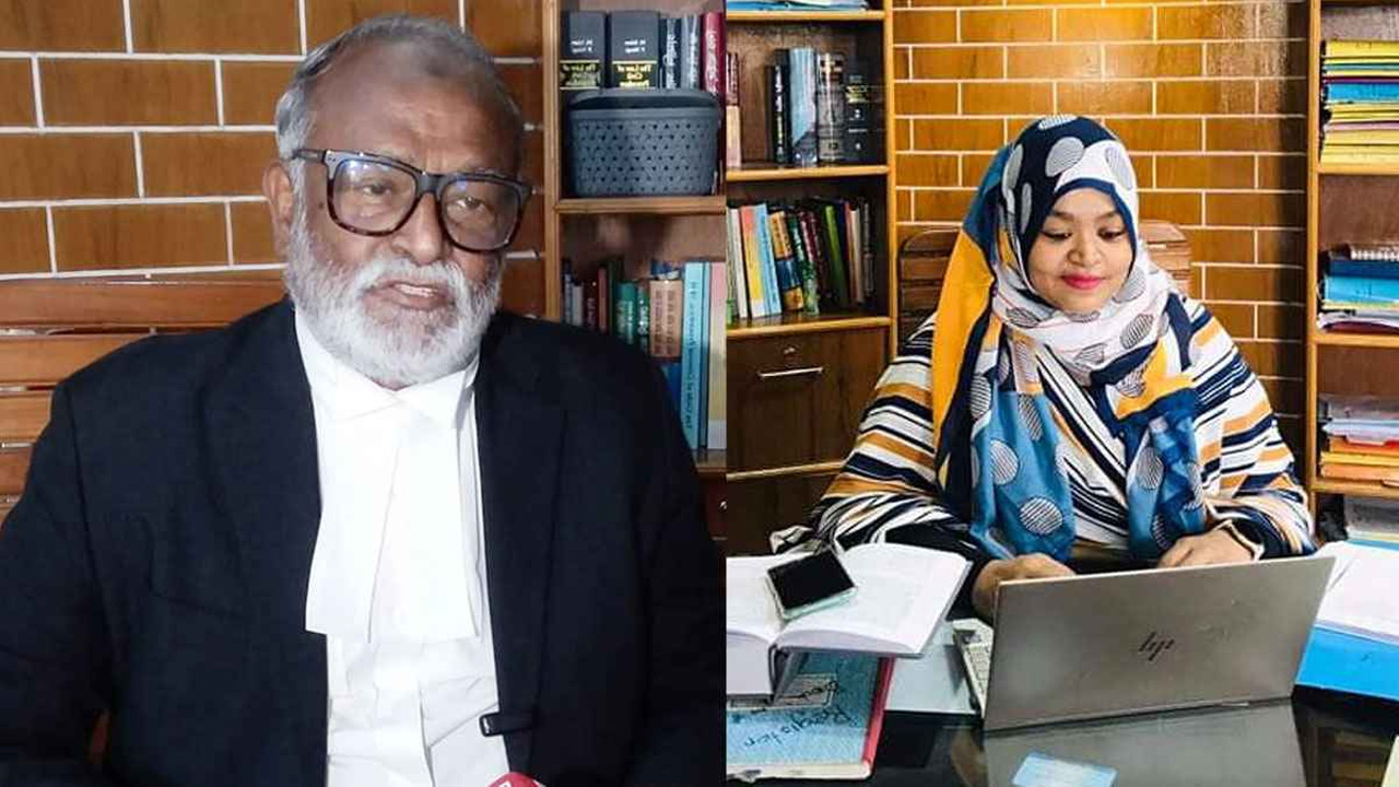 বিএনপির বহিষ্কৃত নেতা তৈমূর আলম খন্দকার ও তার মেয়ে ব্যারিস্টার মার-ই-য়াম তৈমূর খন্দকার। ছবি : সংগৃহীত