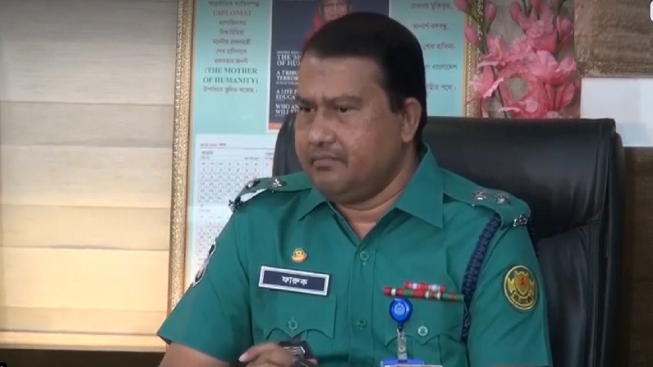 ডিএমপির মুখপাত্র উপপুলিশ (ডিসি) মো. ফারুক হোসেন। ছবি : কালবেলা