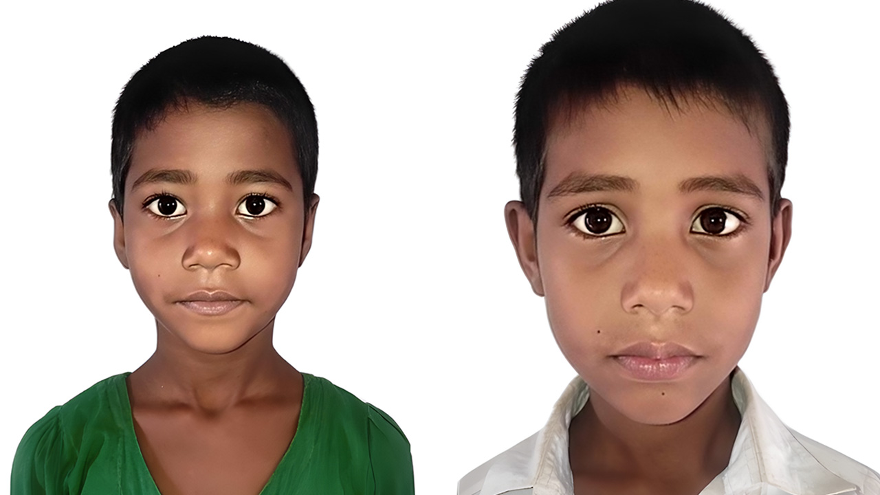 নিহত দুই ভাইবোন আরিফ ও স্নেহা। ছবি: কালবেলা