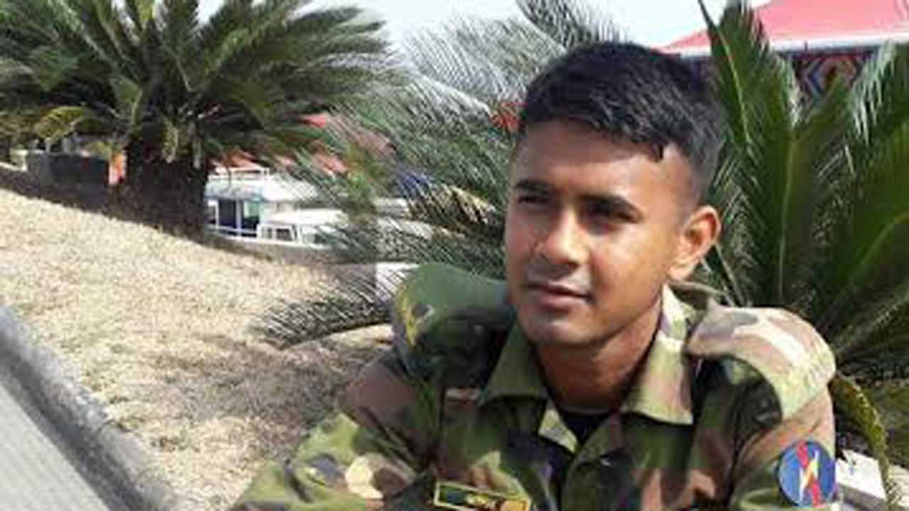 সেনা সদস্য জসীম উদ্দিন। ছবি : সংগৃহীত