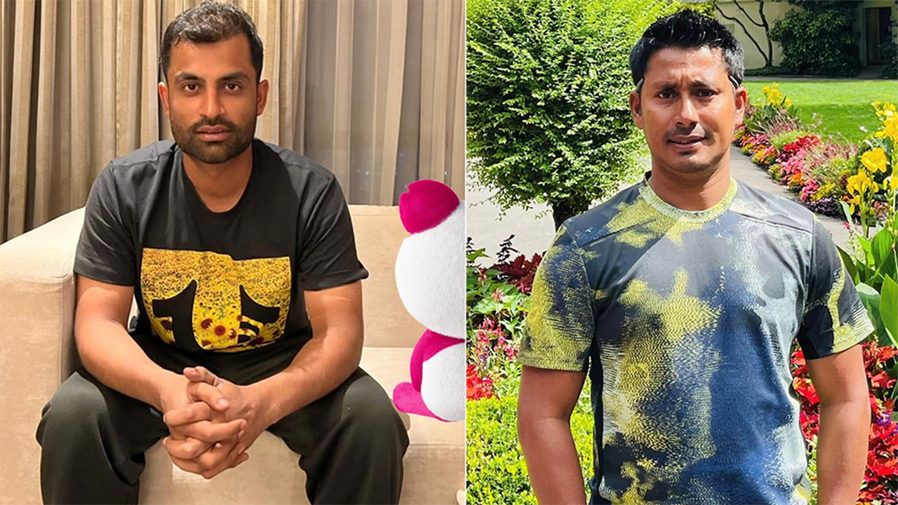 তামিম ইকবাল (বাঁয়ে) ও মোহাম্মাদ আশরাফুল। ছবি : সংগৃহীত