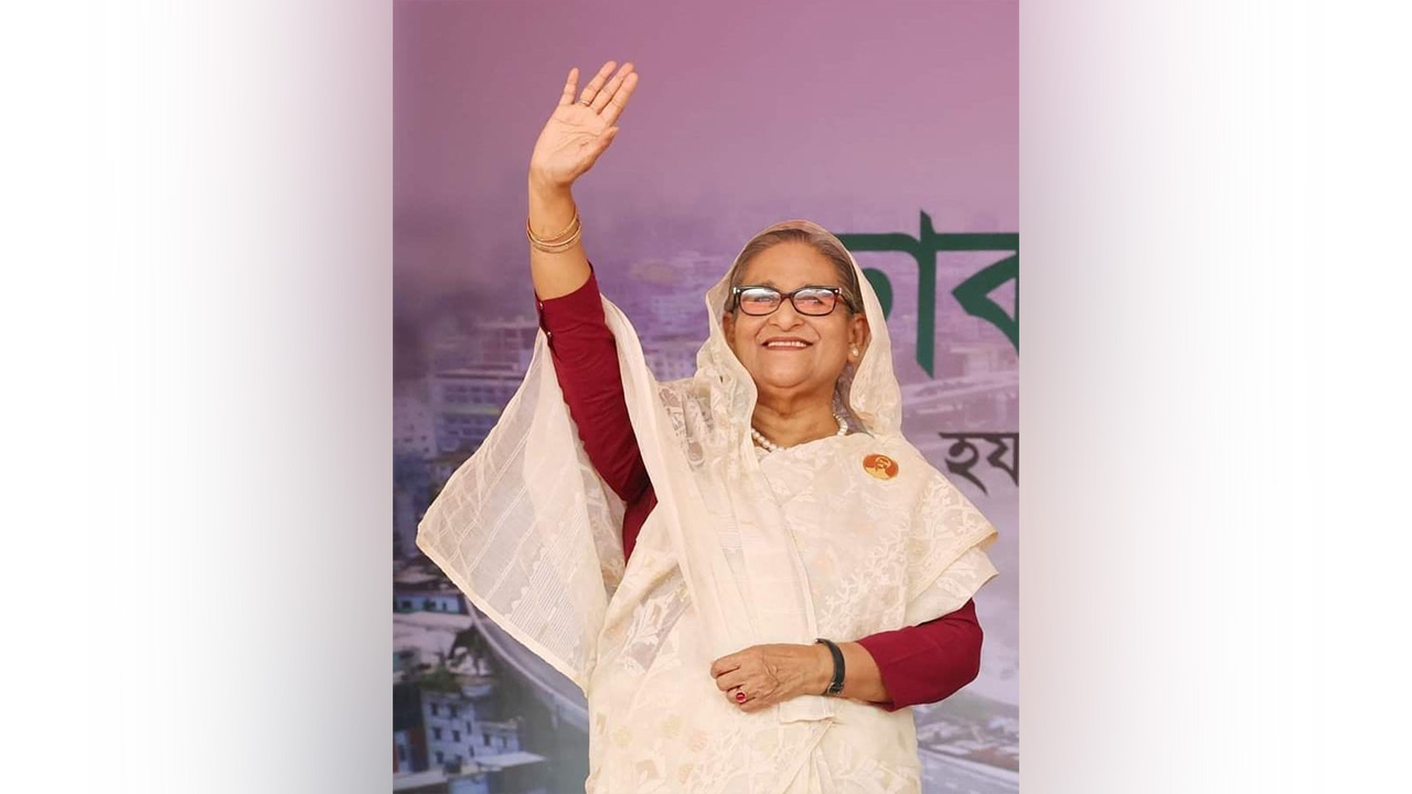 শেখ হাসিনা। পুরোনো ছবি