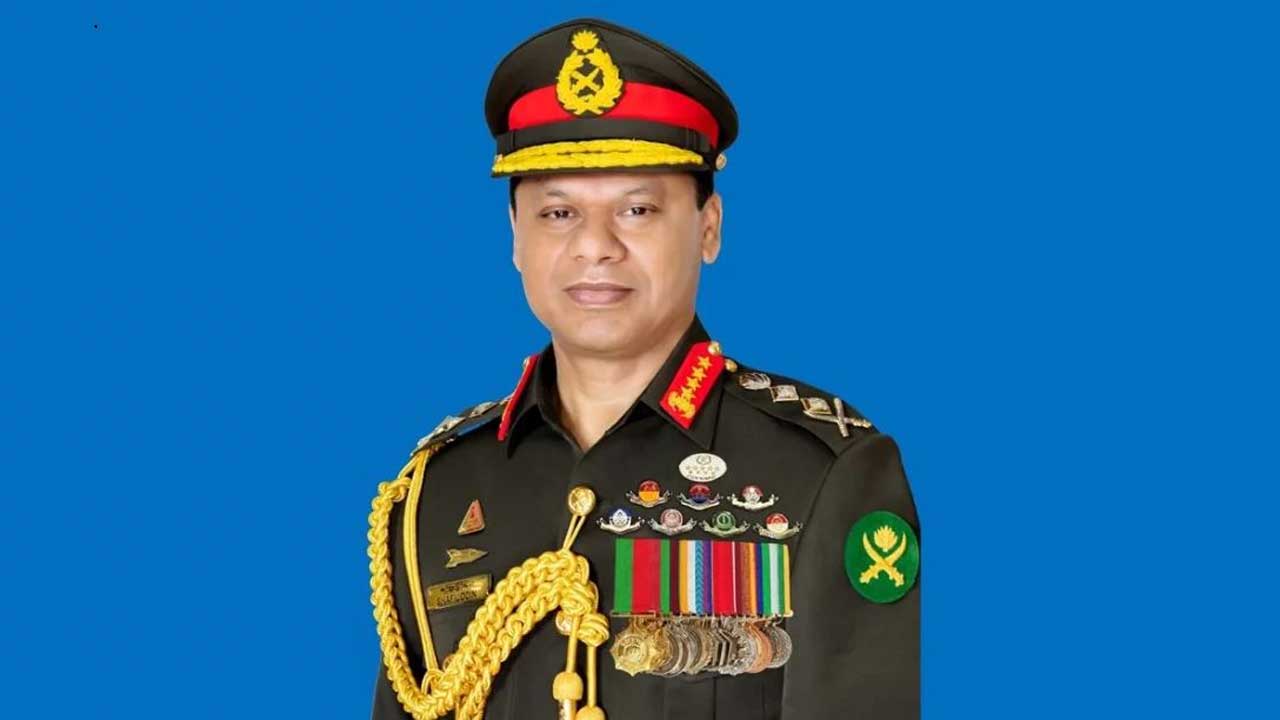 সেনাবাহিনী প্রধান জেনারেল এস এম শফিউদ্দিন আহমেদ। ছবি : সংগৃহীত
