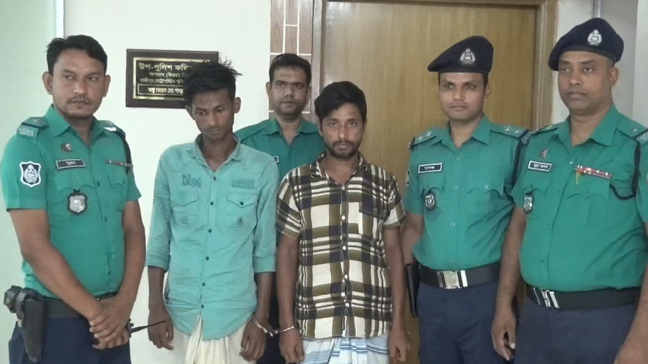গাজীপুরে ডাকাত ও চোর চক্রের ছয় সদস্য গ্রেপ্তার। ছবি : কালবেলা