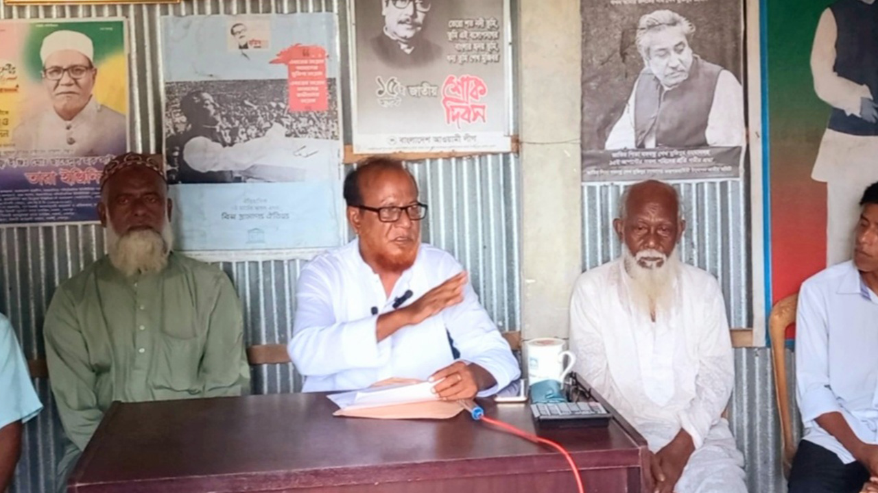 শেরপুরের নকলা উপজেলার টালকি ইউনিয়ন আওয়ামী লীগের ২০ নেতাকর্মী পদত্যাগ। ছবি : কালবেলা