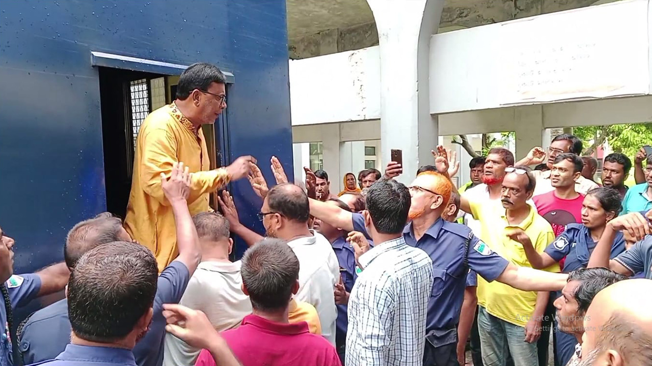মেহেরপুরে বিএনপির ৬ নেতাকর্মী কারাগারে। ছবি : কালবেলা