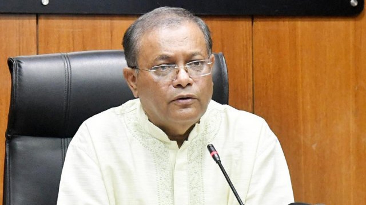 তথ্য ও সম্প্রচারমন্ত্রী ড. হাছান মাহমুদ। পুরোনো ছবি