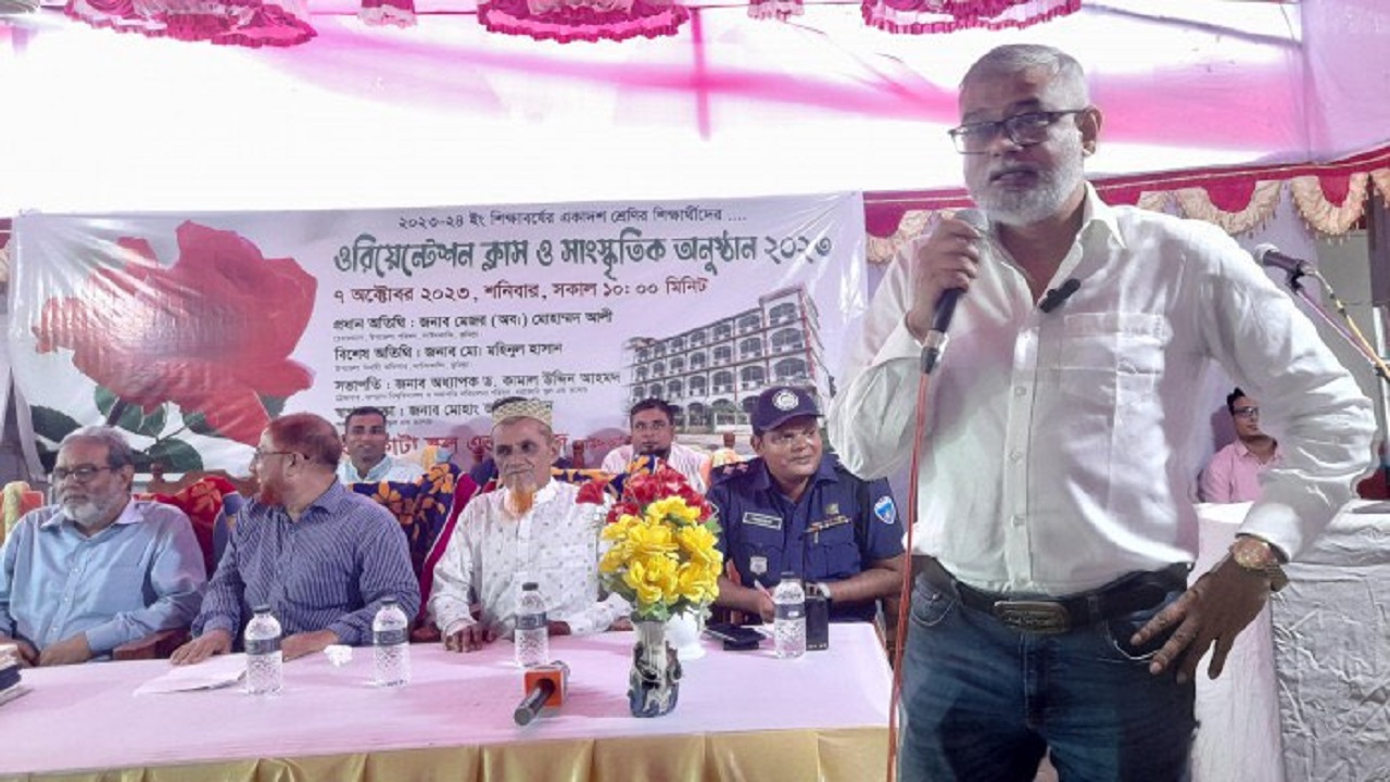 দাউদকান্দি উপজেলা পরিষদ চেয়ারম্যান মেজর (অব.) মোহাম্মদ আলী সুমন। ছবি : কালবেলা