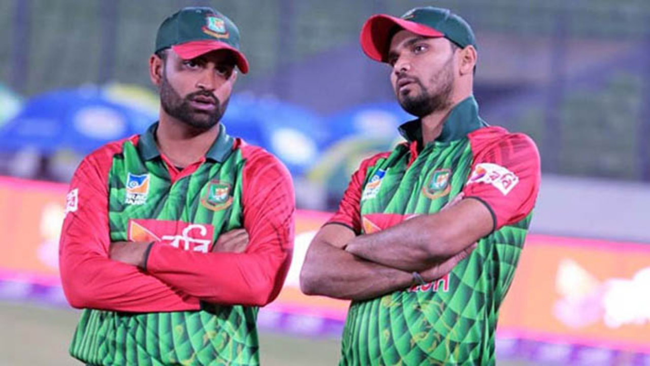 তামিম ইকবাল ও মাশরাফী বিন মর্তুজা। ছবি : সংগৃহীত