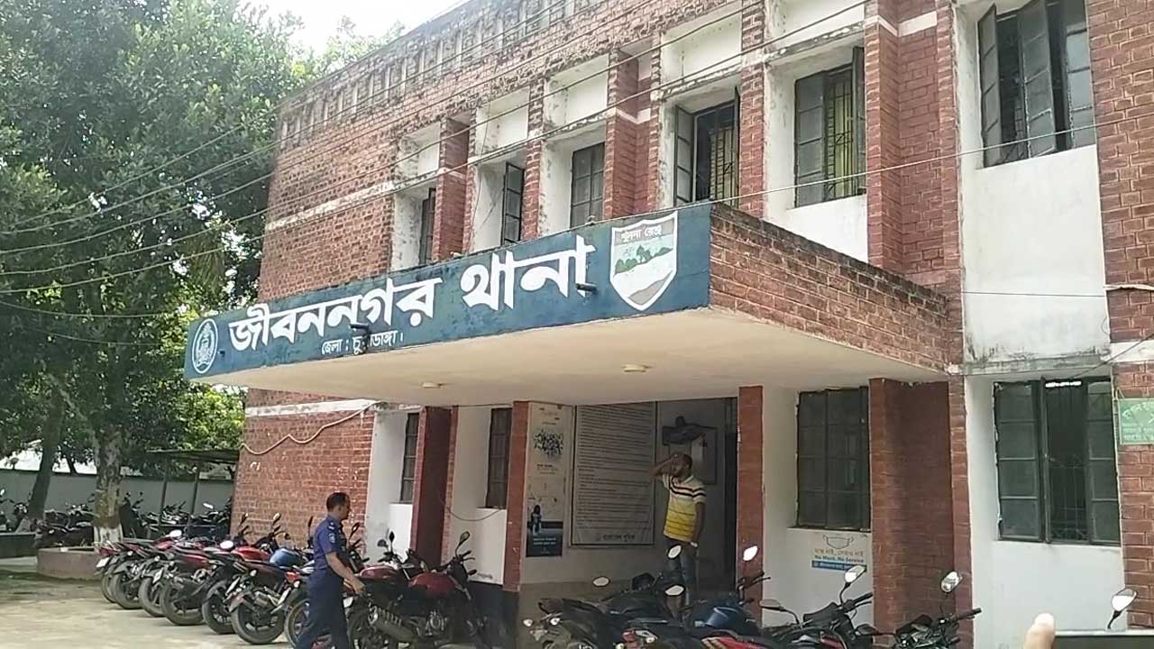 জীবননগর থানা। ছবি : কালবেলা