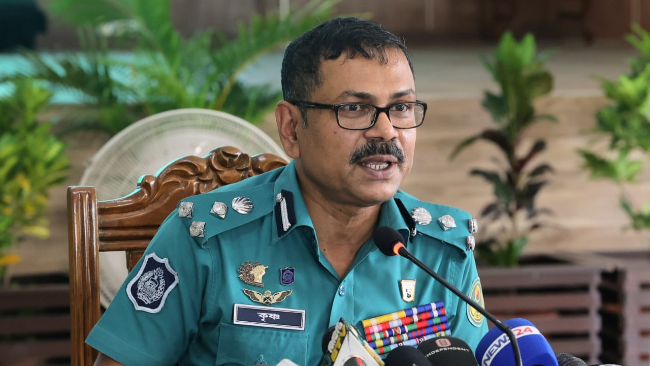চট্টগ্রাম মেট্রোপলিটন পুলিশ কমিশনার কৃষ্ণ পদ রায়। ছবি : কালবেলা