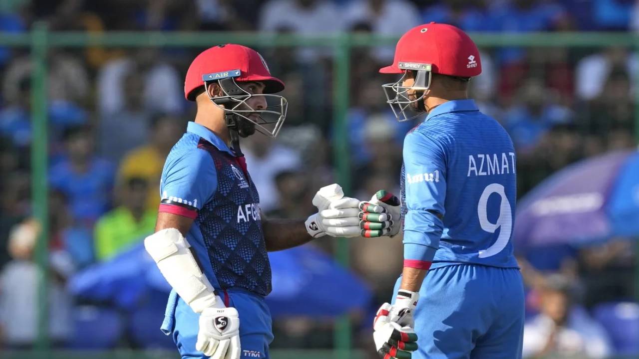 হাশমাতুল্লাহ ও আজমতউল্লাহ জোড়া ফিফটি তুলে নেন। ছবি : সংগৃহীত