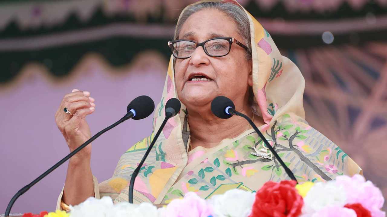 আওয়ামী লীগের সভাপতি ও প্রধানমন্ত্রী শেখ হাসিনা। ছবি : সংগৃহীত