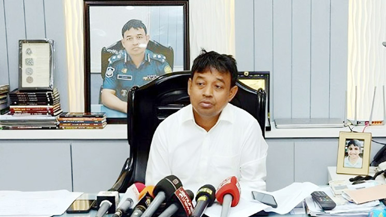 ডিবিপ্রধান হারুন অর রশীদ। পুরোনো ছবি