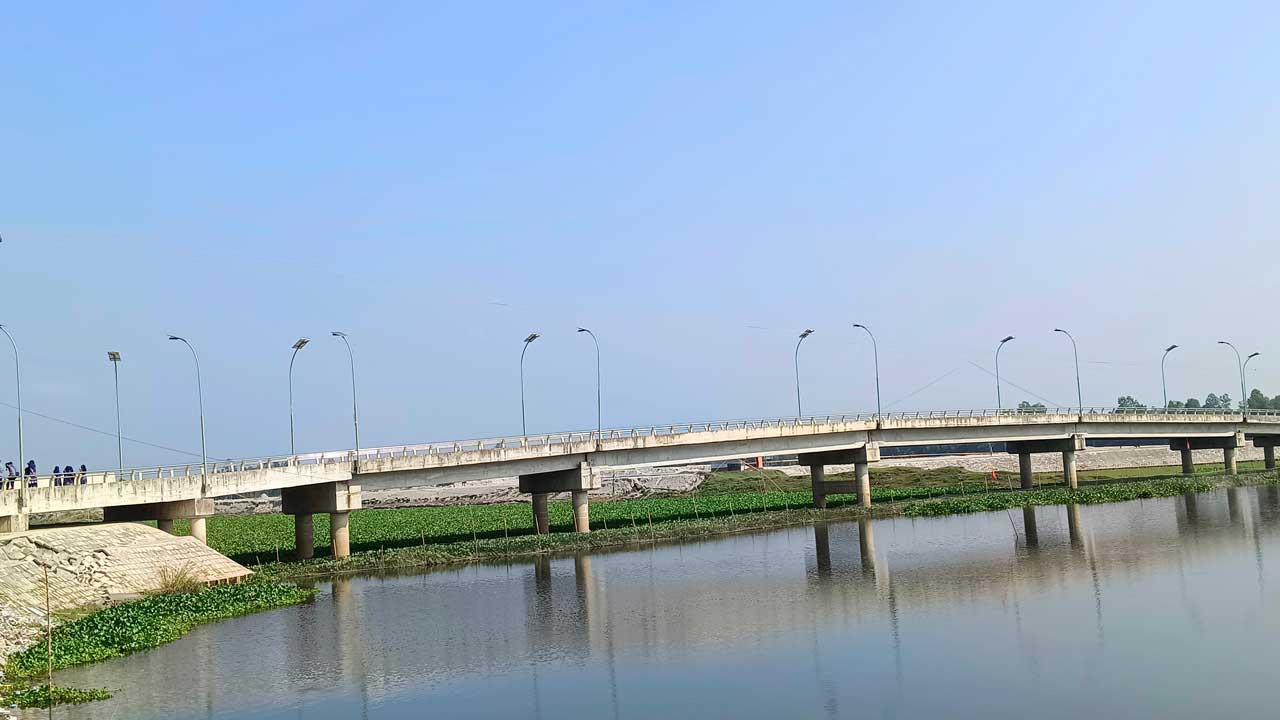 খরকা ঝিল সেতু। ছবি : কালবেলা