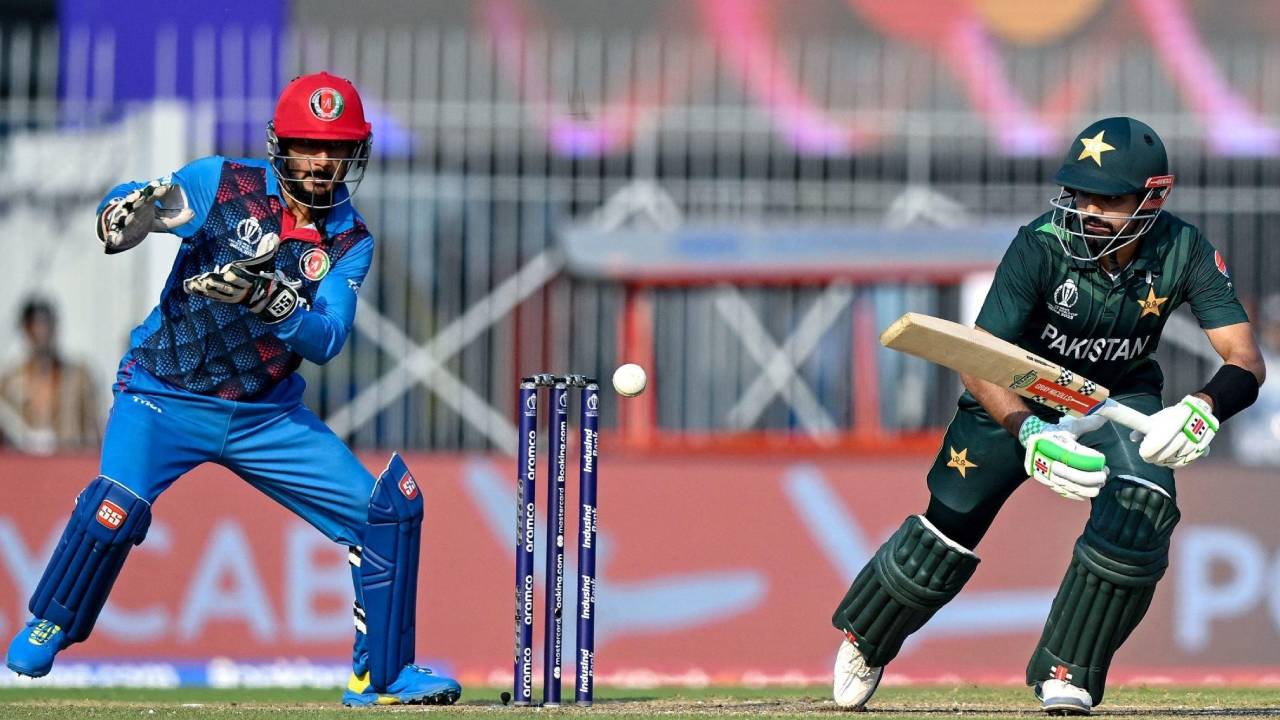 বাবরের ফিফটিতে আফগানিস্তানকে ২৮৩ রানের লক্ষ্য দিয়েছে পাকিস্তান। ছবি: সংগৃহীত