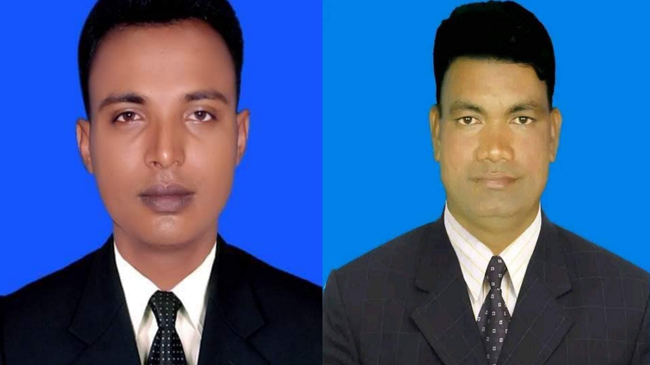 নিহত হেলাল উদ্দিন (বায়ে), আহত মো. নুরুন্নবী। ছবি : সংগৃহীত