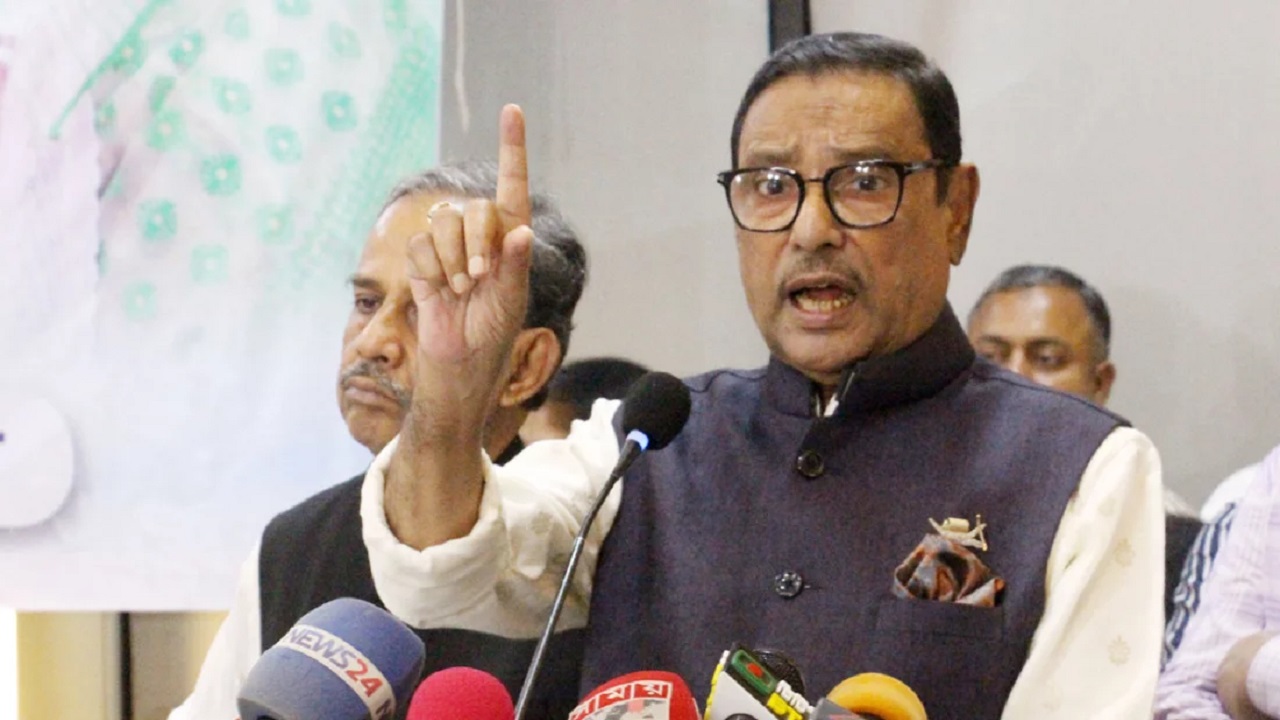 আওয়ামী লীগের সাধারণ সম্পাদক ও সেতুমন্ত্রী ওবায়দুল কাদের। ছবি : সংগৃহীত