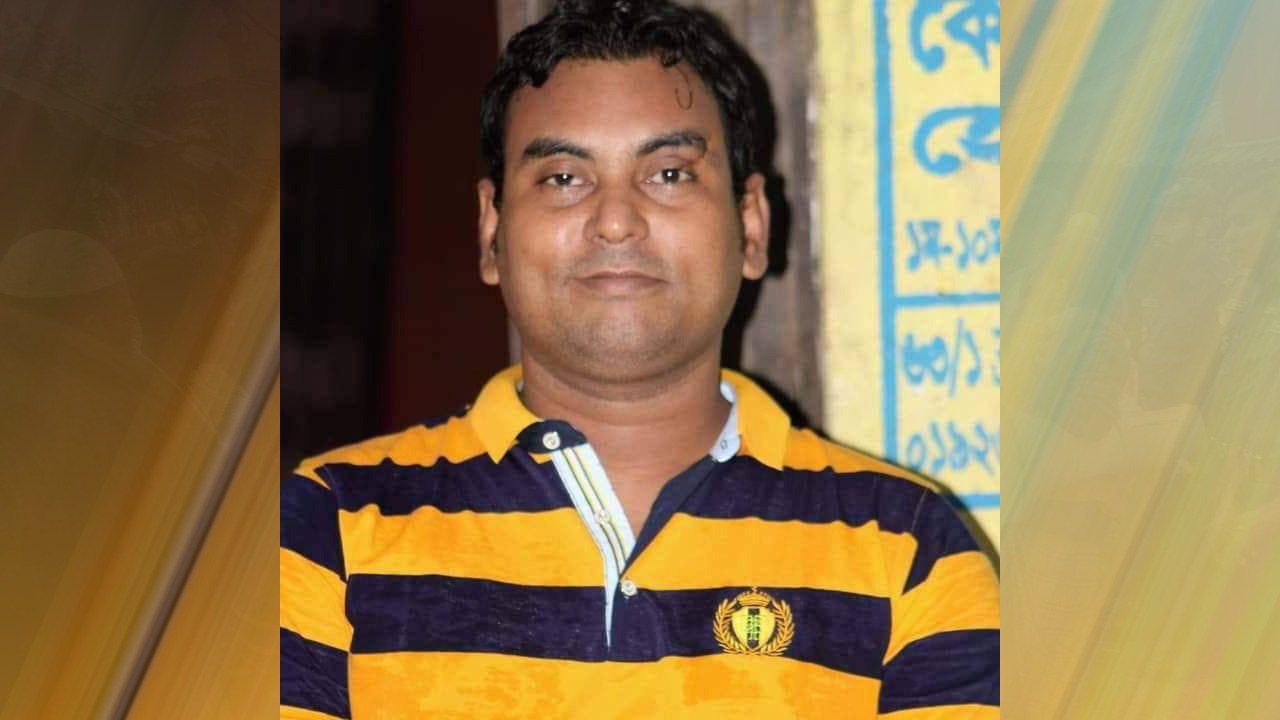 নরসিংদীতে সন্ত্রাসীদের গুলিতে নিহত তাঁতী লীগ নেতা রানা আকবর মোল্লা। ছবি : কালবেলা