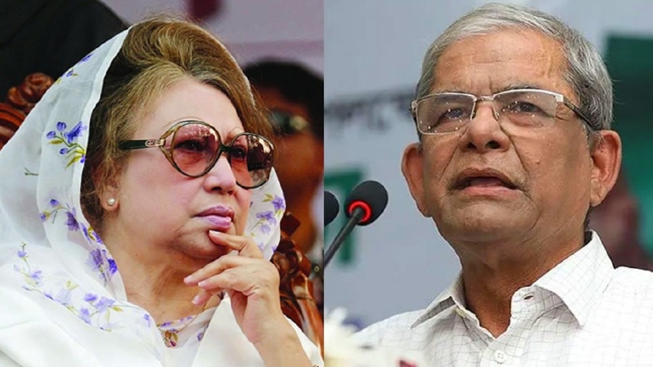 বেগম খালেদা জিয়া, মির্জা ফখরুল ইসলাম আলমগীর। ছবি : সংগৃহীত