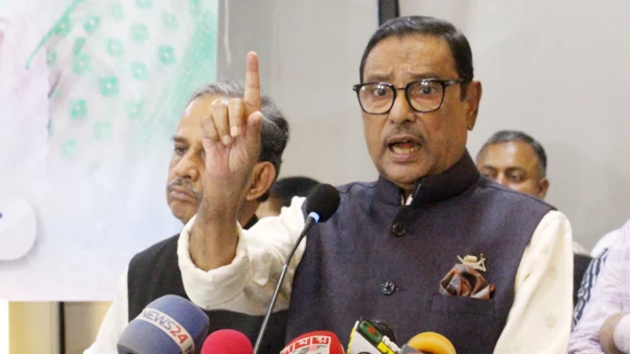 আওয়ামী লীগের সাধারণ সম্পাদক ওবায়দুল কাদের। পুরোনো ছবি